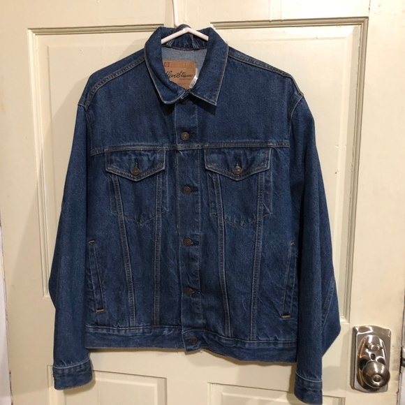 LEVI STRAUSS  TRUCKER DENIM BLUE JEAN JACKET ART - Picture 2 of 8